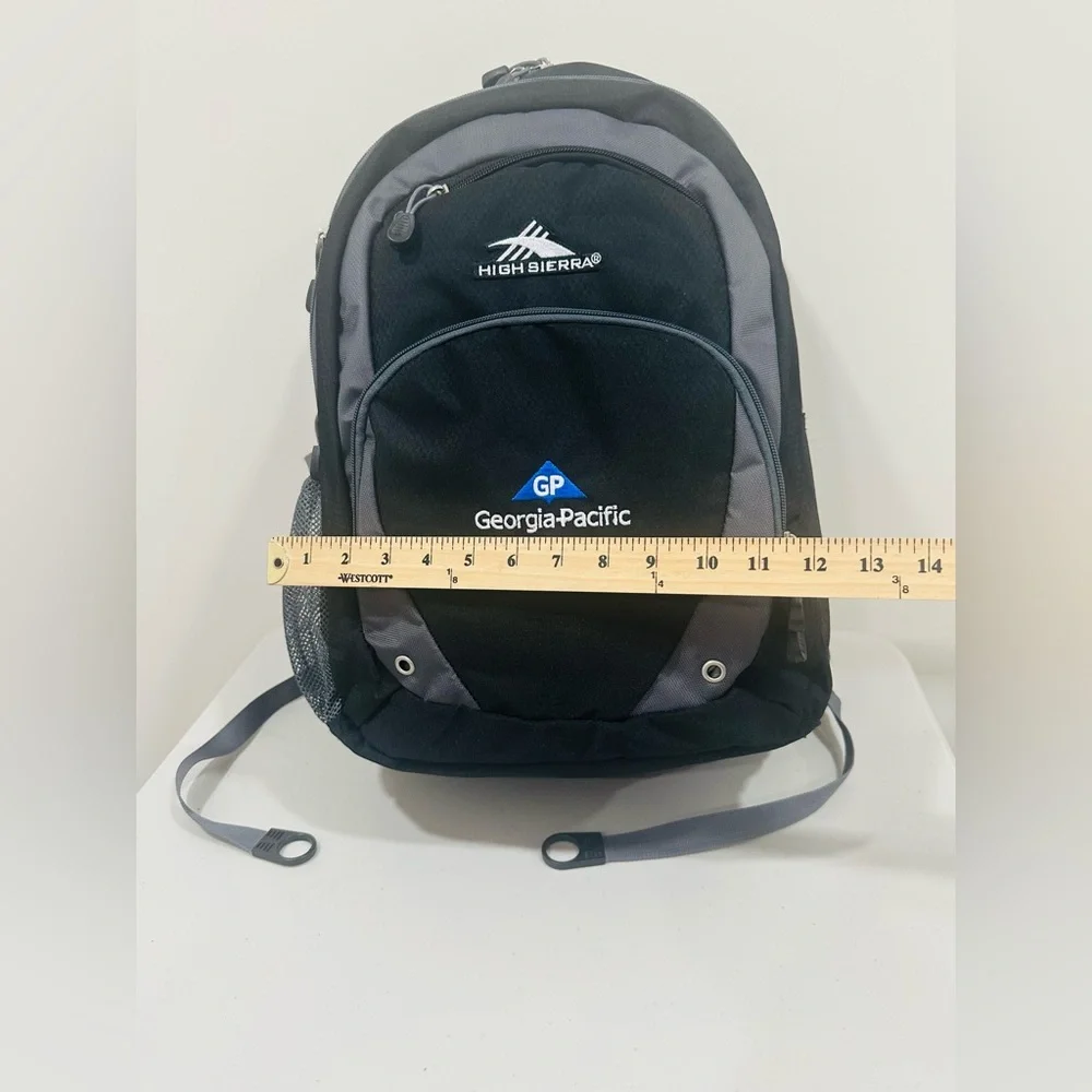 High Sierra‎ Backpack Featuring The Georgia-Pacific Logo Black NWT